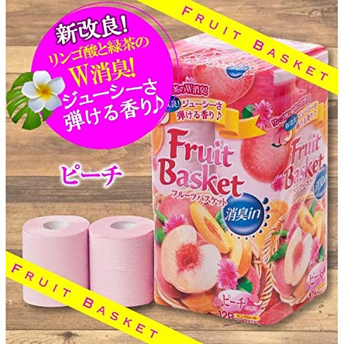 フルーツバスケット ピーチの香り 360個セット Amazon.co.jp: まとめ買いトイレットペーパー｜フルーツバスケット消臭